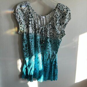 Ombre Short Sleeve Shirt